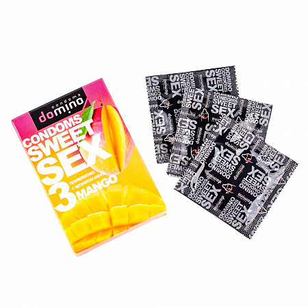 Презервативы оральные Mango Sweet Sex DOMINO
