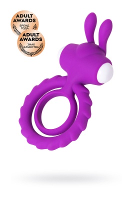 Двойное эрекционное кольцо с вибрацией Good Bunny