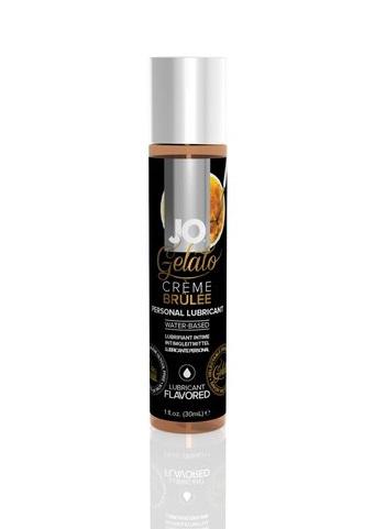 System JO Gelato Creme Brulee - съедобная интимная смазка со вкусом крема брюле
