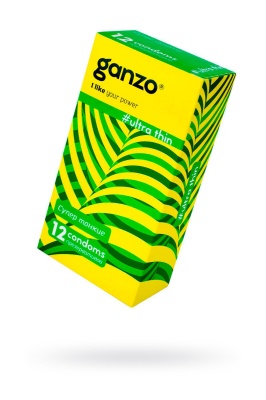 Презервативы ультратонкие Ganzo Ultra thin
