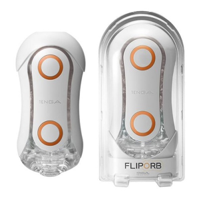 Tenga Flip ORB Orange Crush - инновационный мастурбатор с шариками