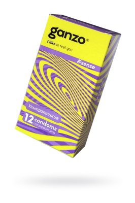 Тонкие презервативы Ganzo Sense