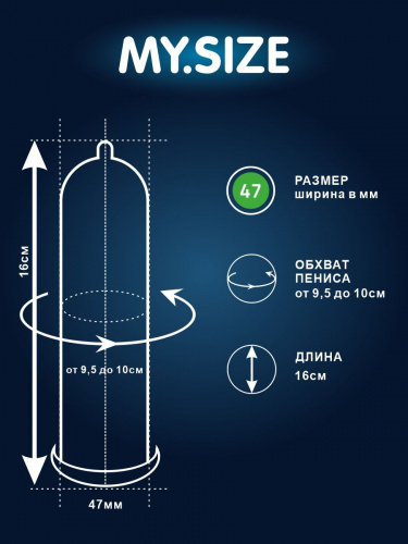Презервативы MY.SIZE - 47