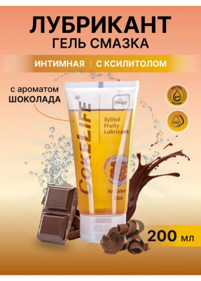 Интимный гель-смазка CokeLife с ароматом шоколада 200 мл