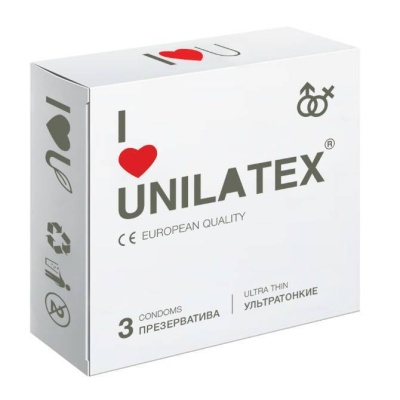 Ультратонкие презервативы Unilatex Ultrathin
