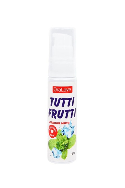 Съедобная смазка Tutti-Frutti - Сладкая мята