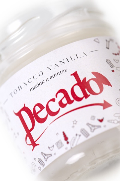 Массажная свеча Pecado Tobacco Vanilla - Табак и ваниль