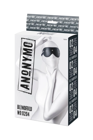 Маска на глаза из кожи Anonymo