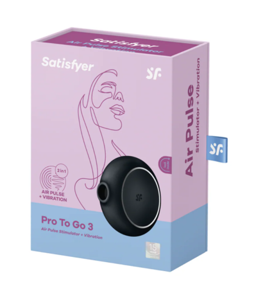 Стимулятор клитора Satisfyer Pro To Go 3 с вибрацией 