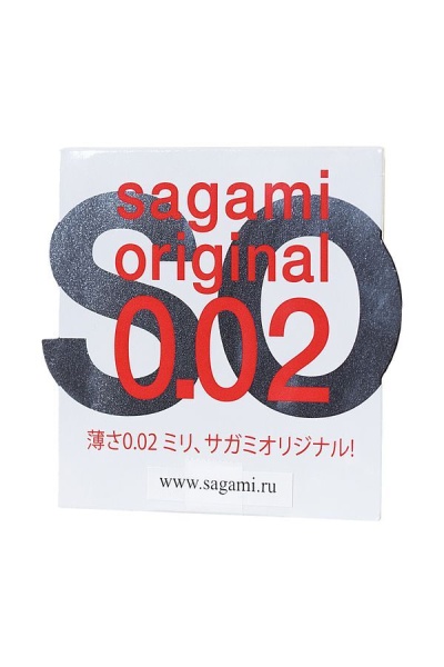 Полиуретановые презервативы Sagami Original 0,02 (1 шт.)