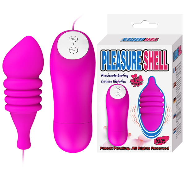 Виброяйцо с пультом Baile Pleasure Shell