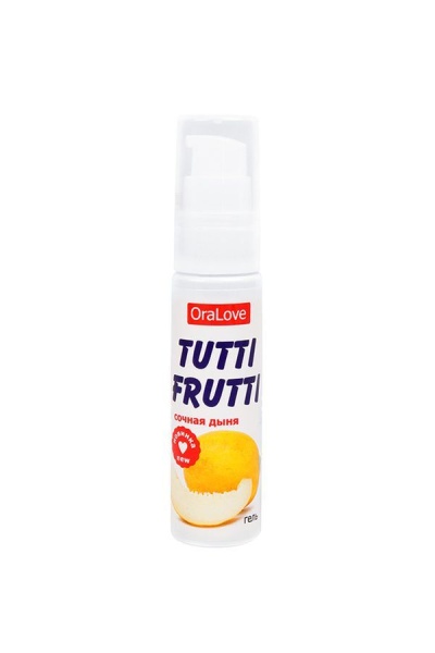 Съедобный лубрикант Tutti-Frutti со вкусом дыни