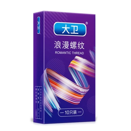 Презервативы Dawei 3d Romantic thread ребристые 10 шт.