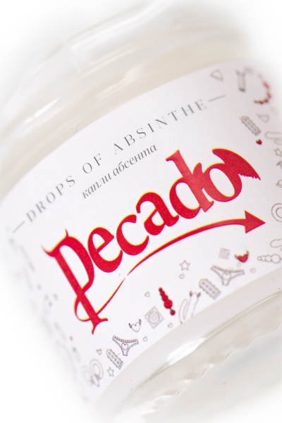 Массажная свеча Pecado Drops Of Absinthe - аромат абсента