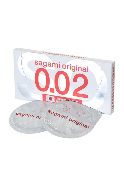 Полиуретановые презервативы Sagami Original 0,02 (2 шт.)