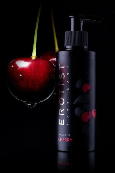 Массажное масло съедобное Erotist Cherry
