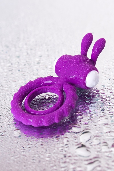 Двойное эрекционное кольцо с вибрацией Good Bunny