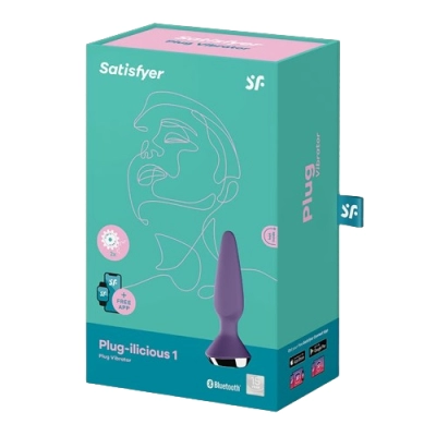 Анальный плаг Satisfyer Plug ilicious 1 с приложением