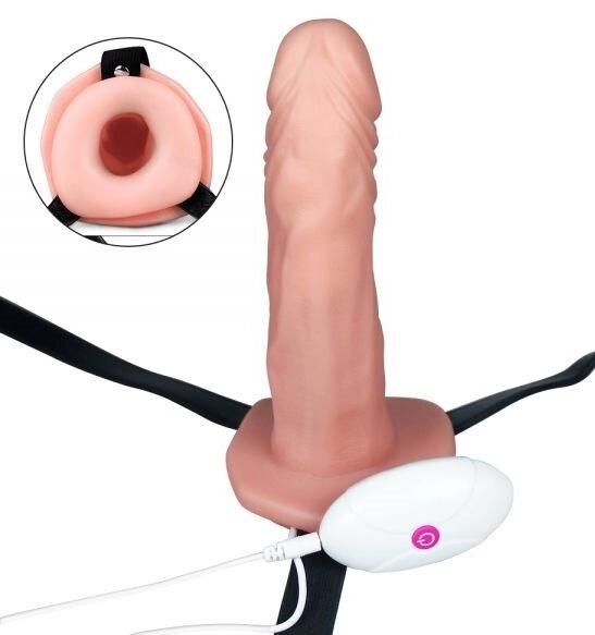 Страпон-фаллопротез Vibrating Unisex Hollow