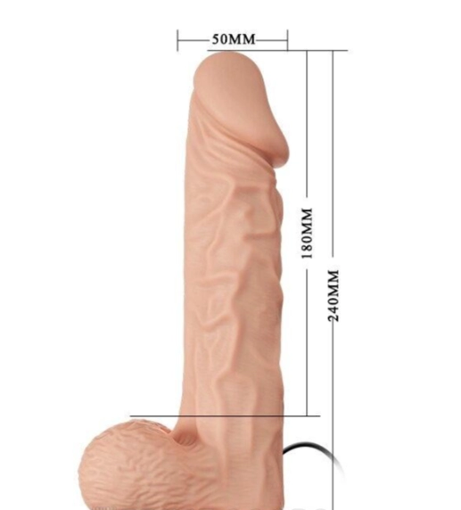 Страпон с вибрацией и пультом ULTRA PASSIONATE HARNESS 18*5 см