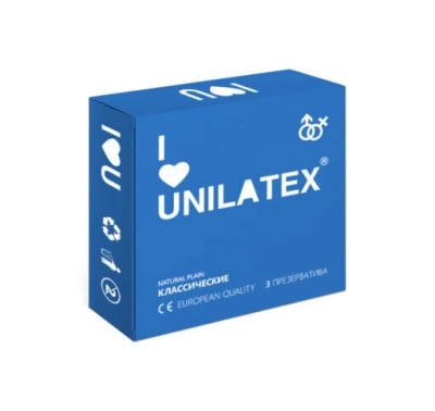 Презервативы классические Unilatex Natural Plain